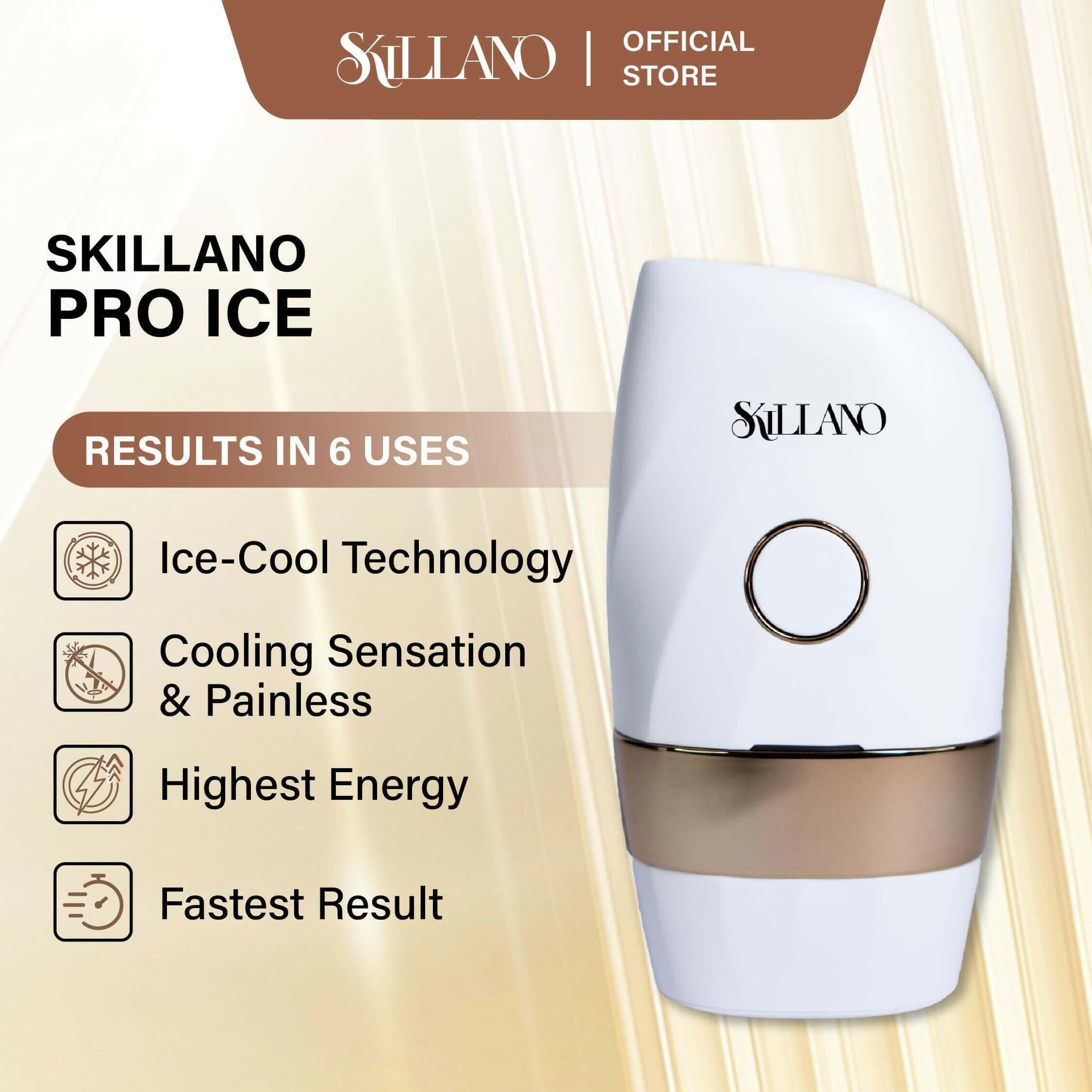 Pro Ice IPL Permanent Hair Removal Device - Skillano Beauty PTE LTD